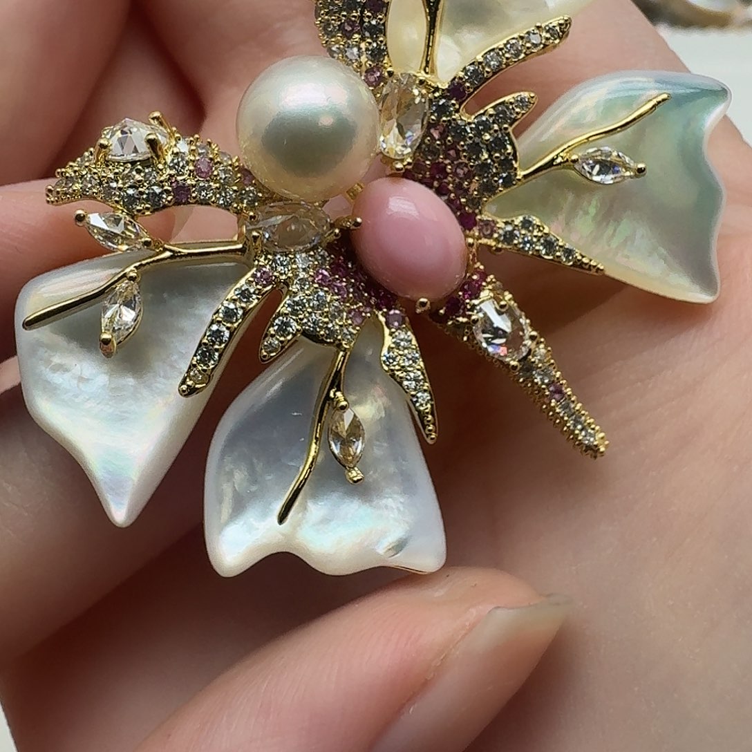 胸饰海水珍珠未镶嵌