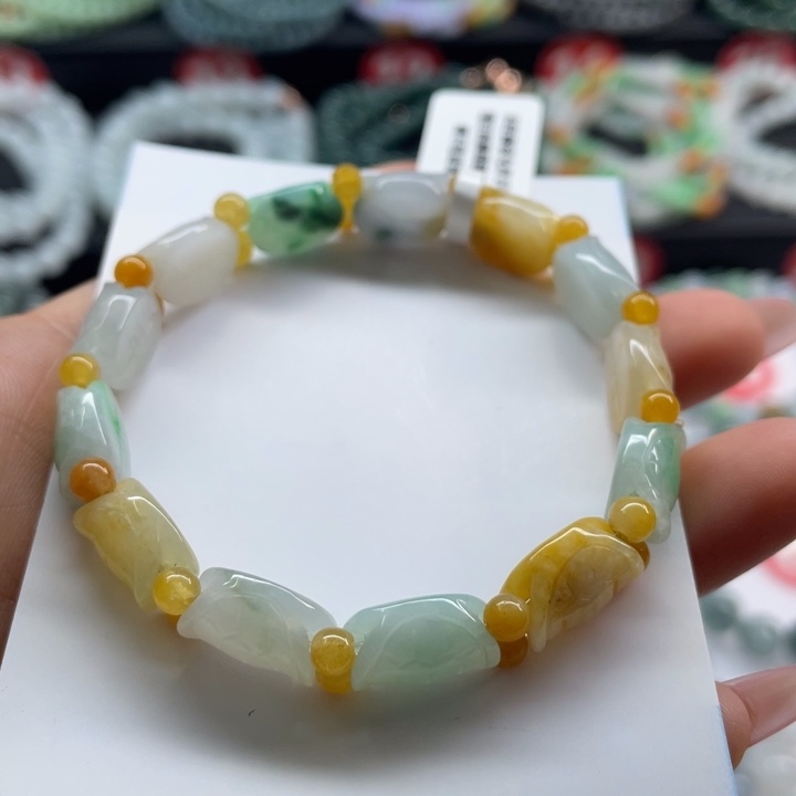 未镶嵌手链翡翠卡9加