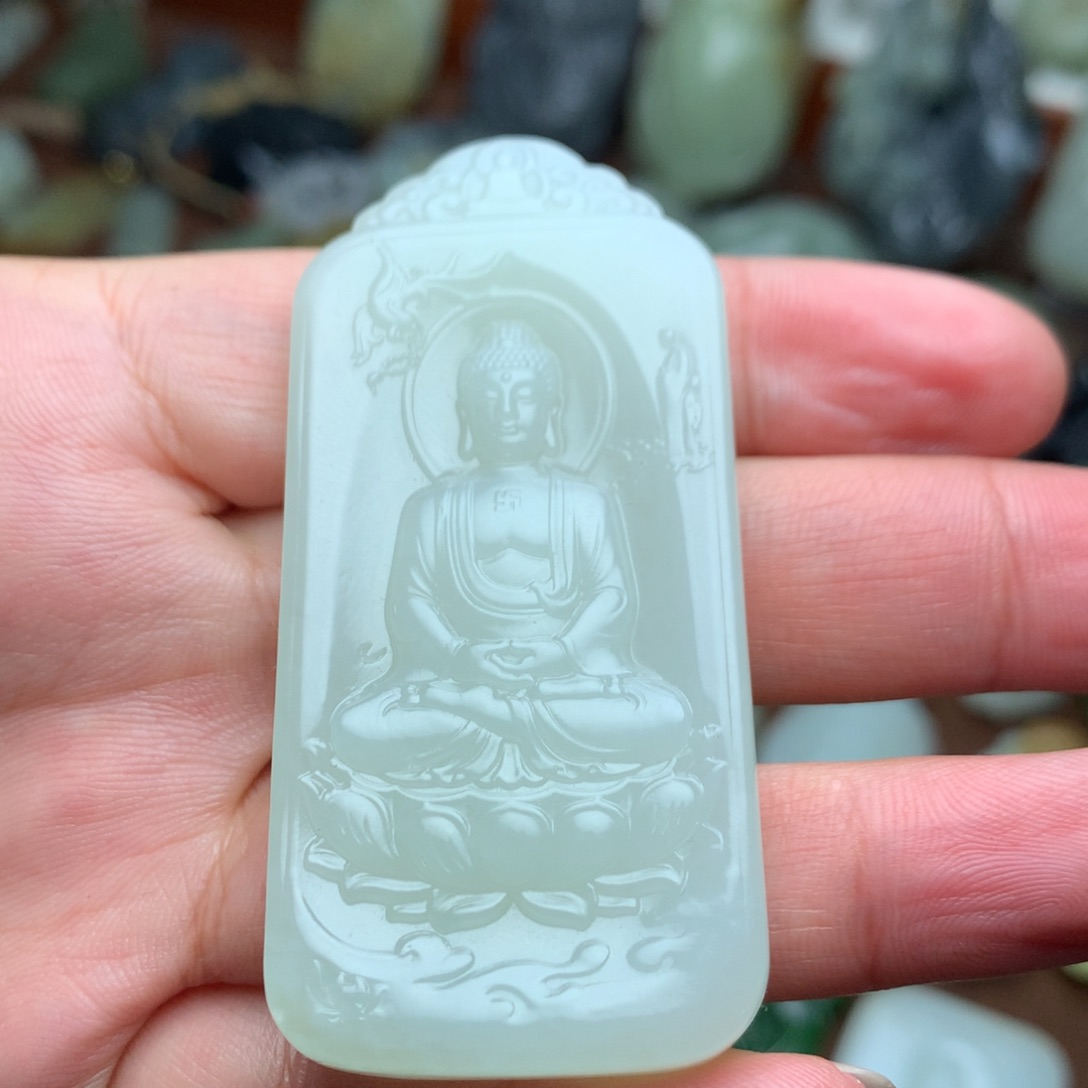 和田玉挂件未镶嵌