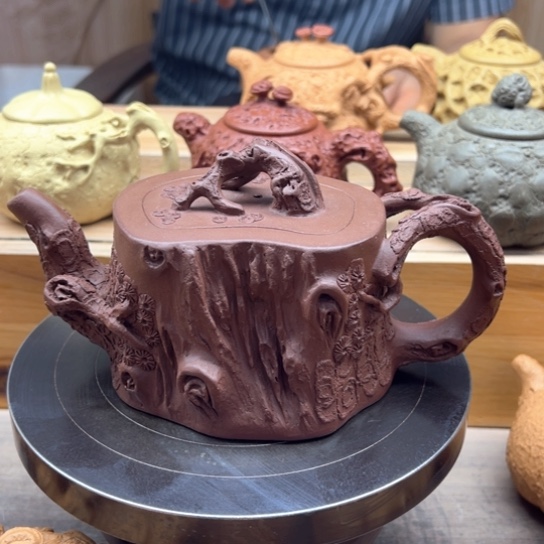 茶壶紫砂全手工制作