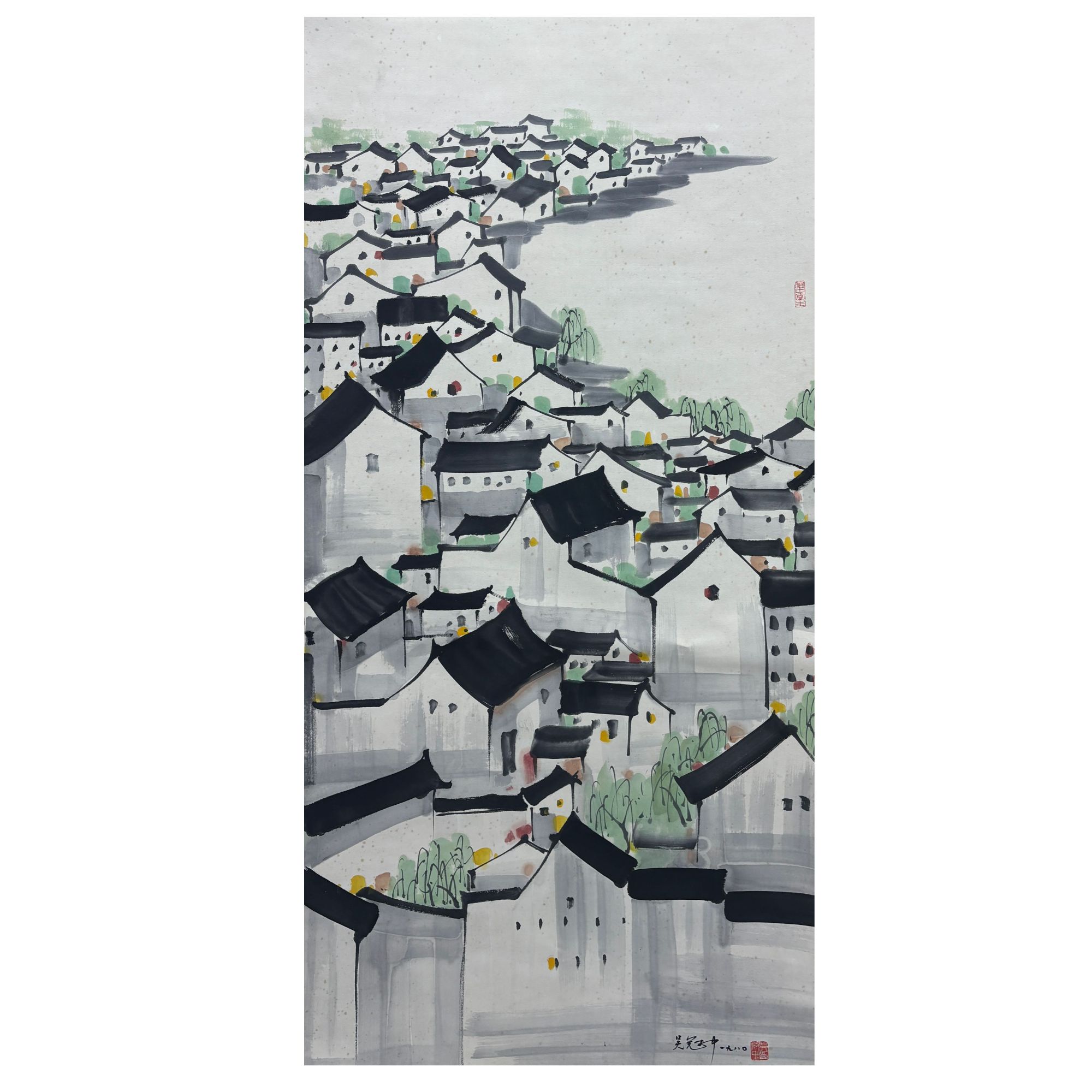 19-  HX3-346  水乡图  67 136
