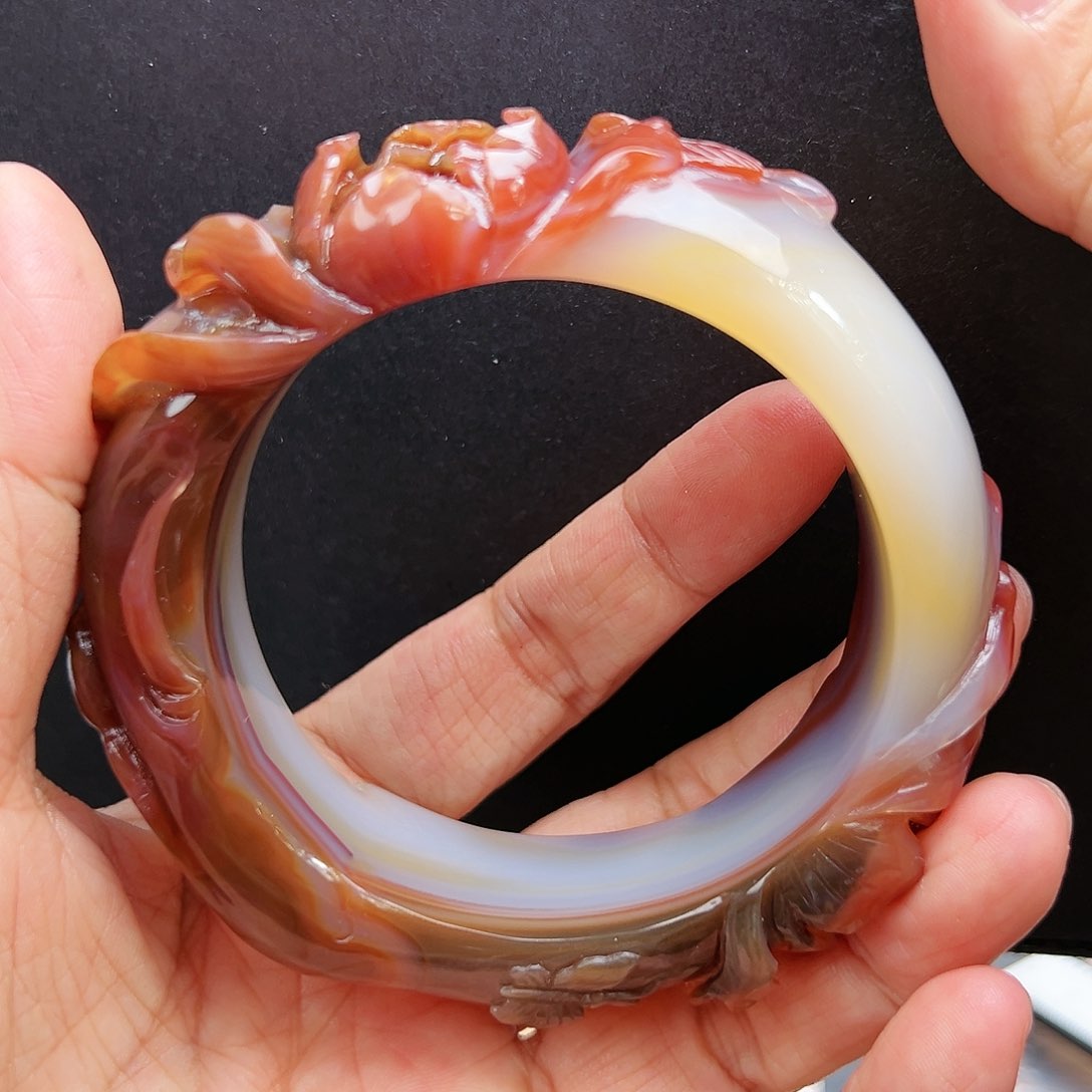 未镶嵌玛瑙/玉髓珠宝半成品