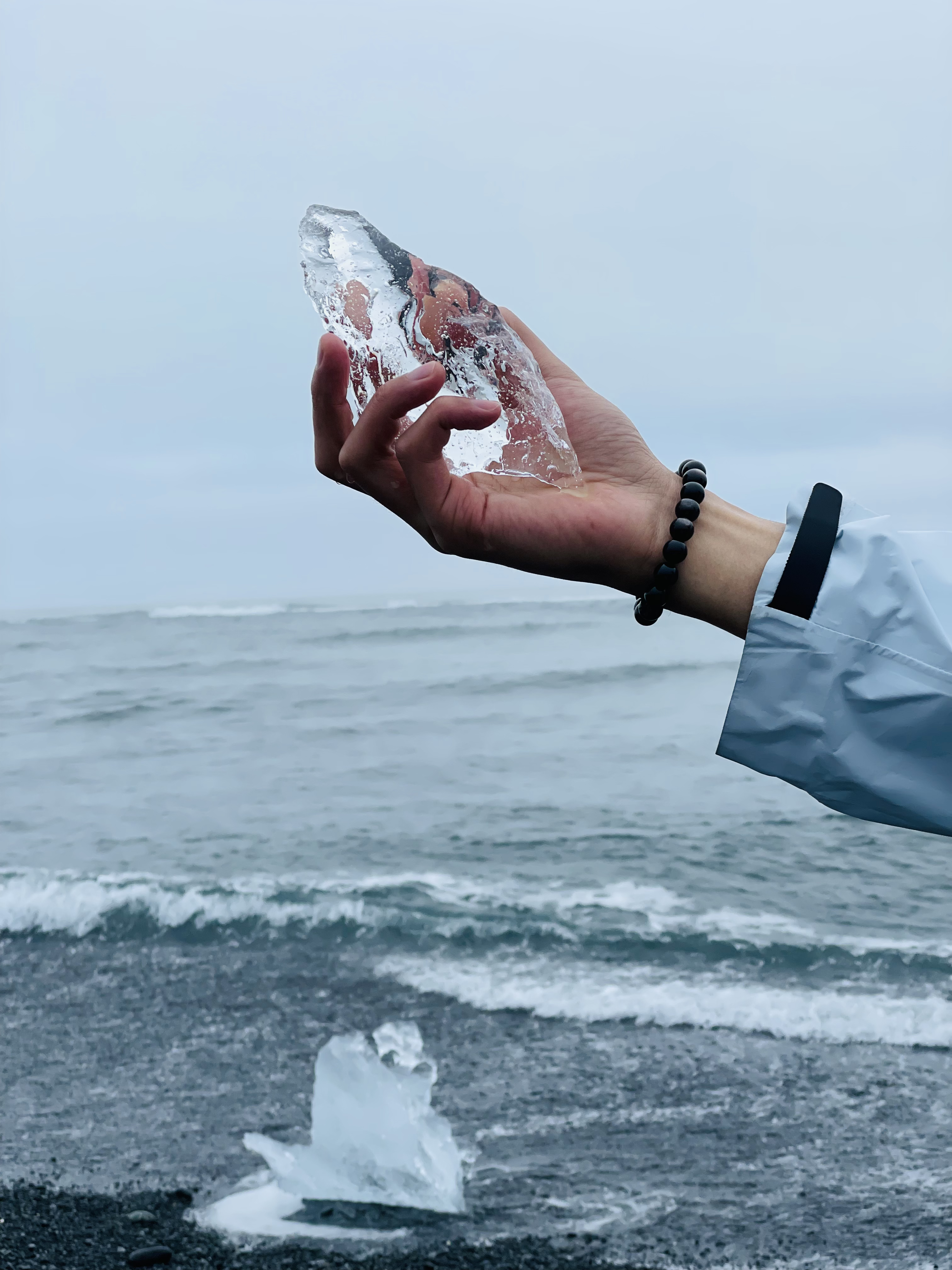 12mm黑曜石情侣手串手链