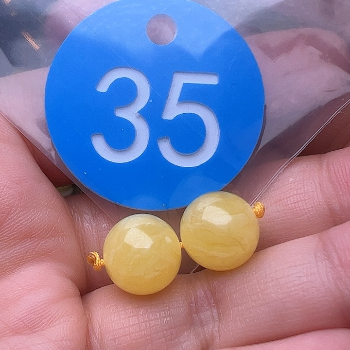 蜜蜡裸石未镶嵌11.5m m