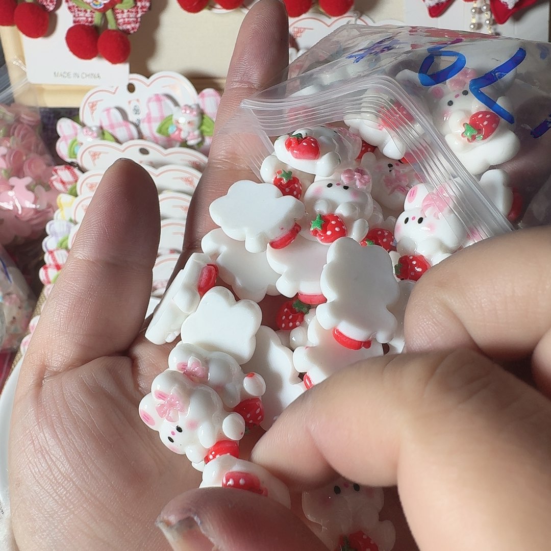 非金属179经典蝴蝶结兔子50个