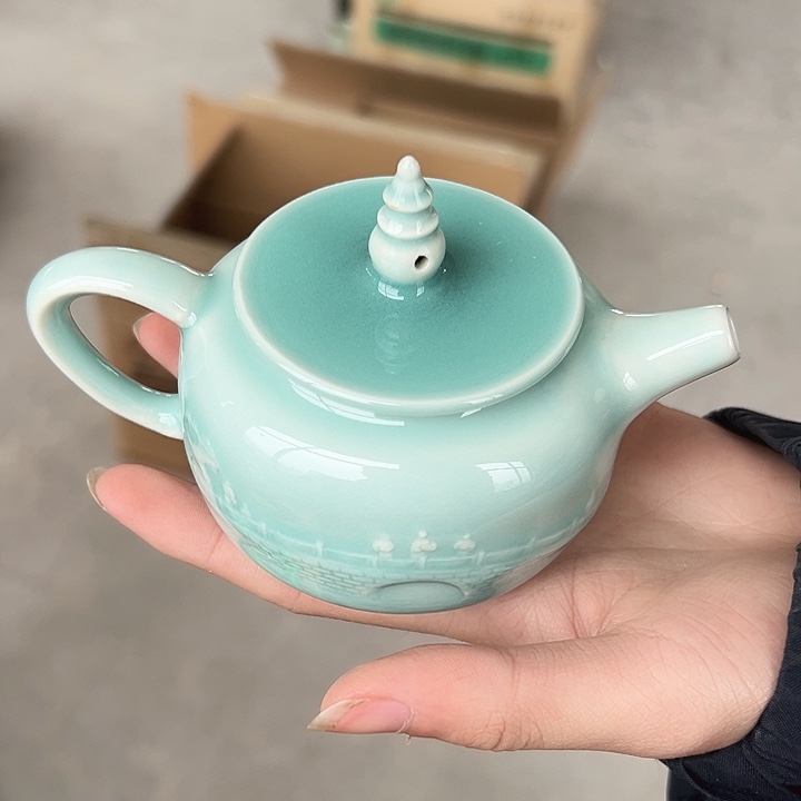 小米茶器龙泉青瓷