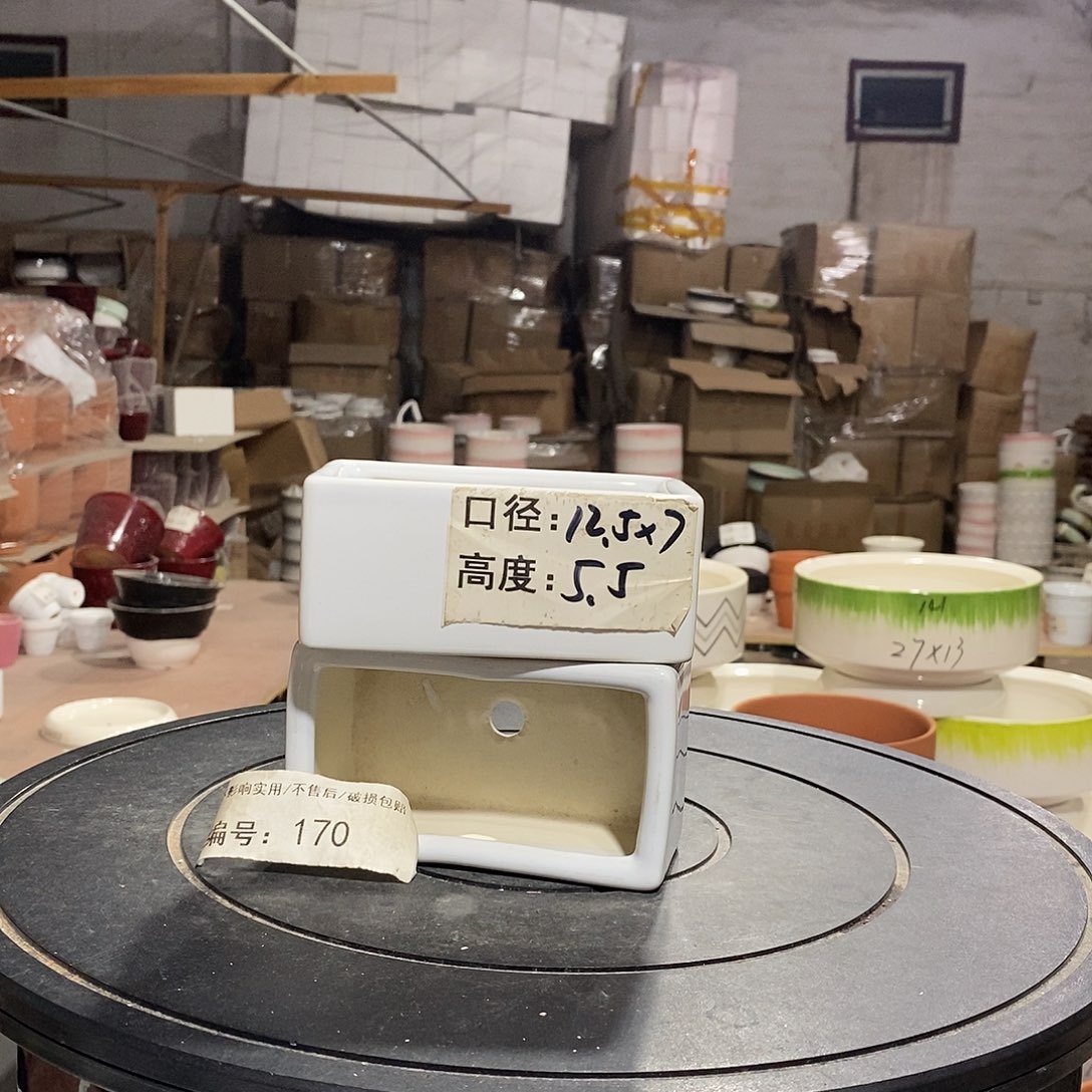 微瑕花盆-170-口12.5×7×5.5-2个