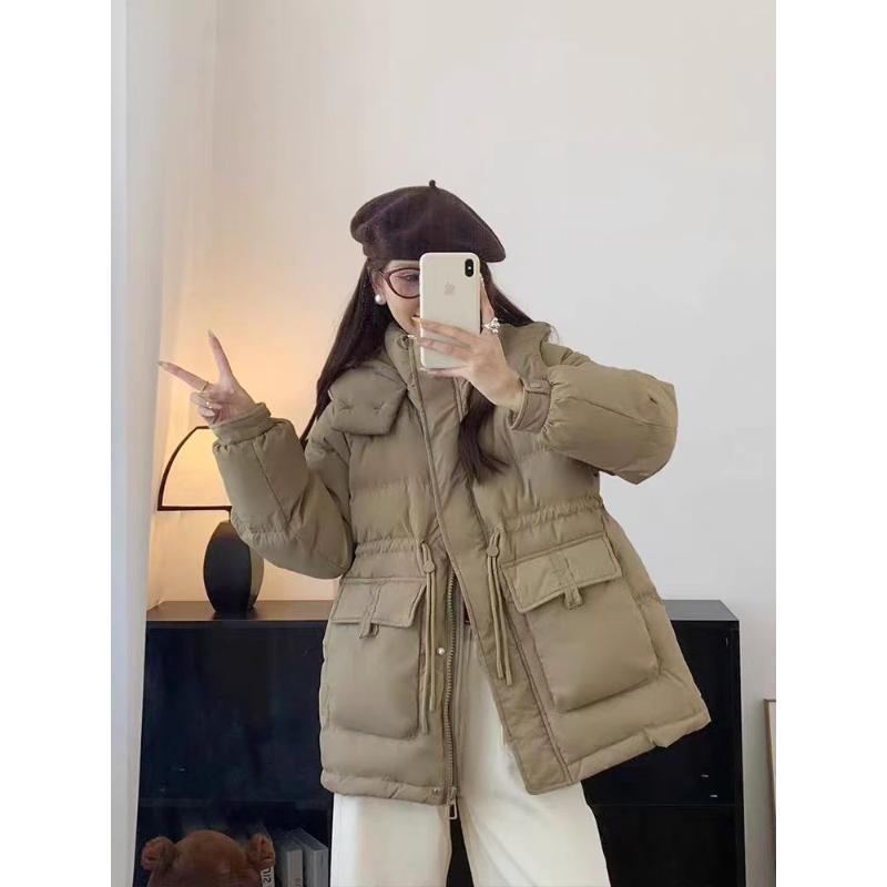 【胖宝推荐】短款女连帽极简风时尚大码显瘦时尚羽绒服410