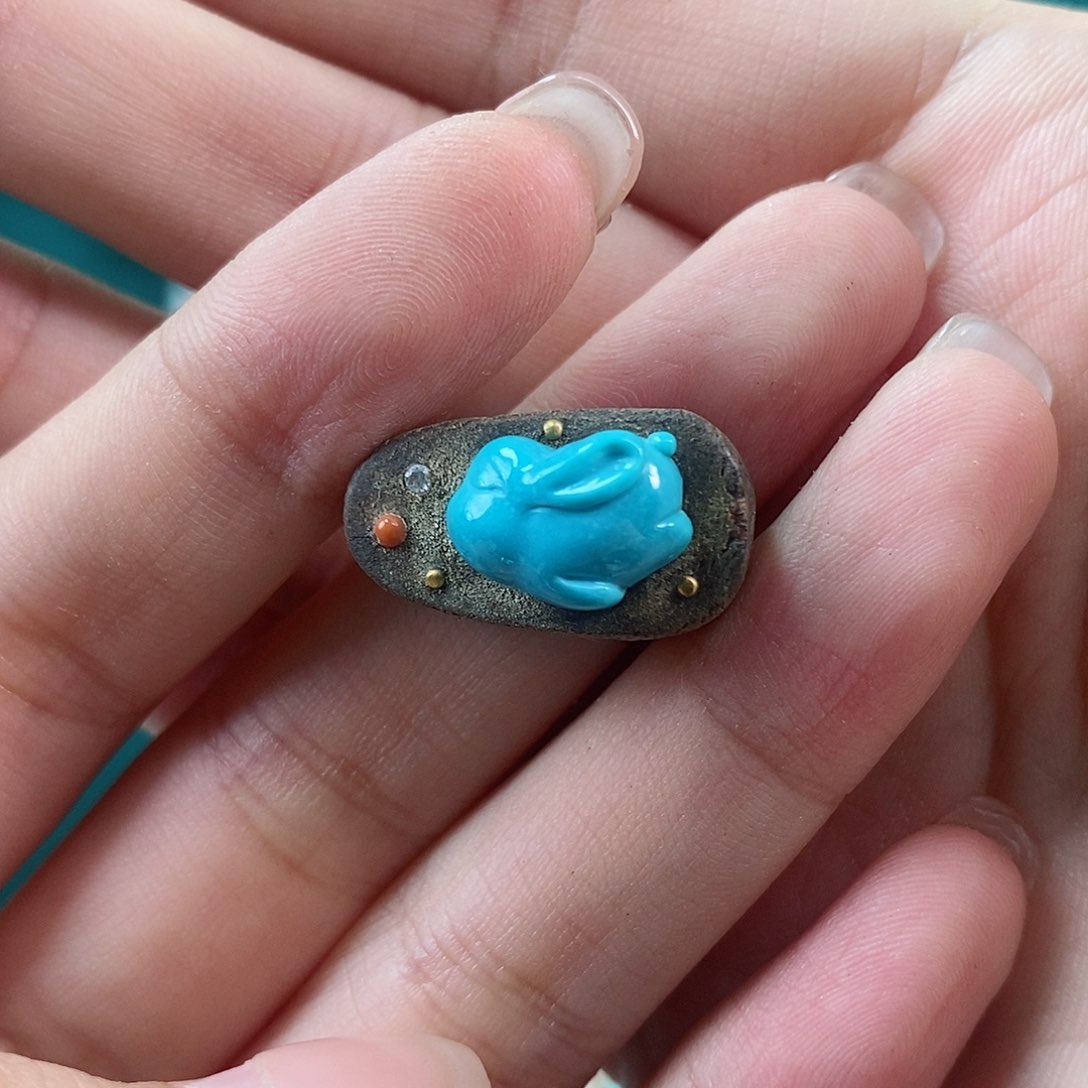 绿松石珠宝奇石未镶嵌