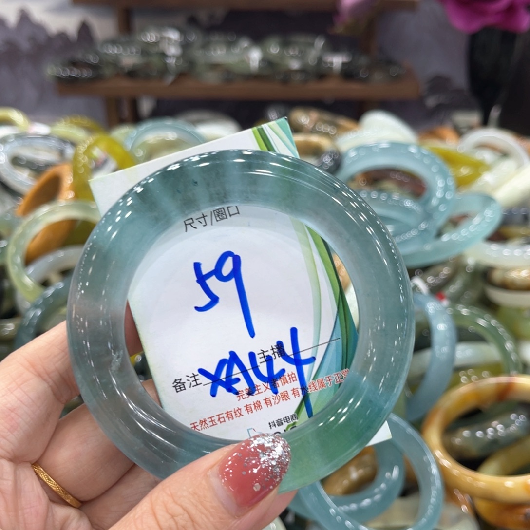 未镶嵌蛇纹石玉手镯手镯
