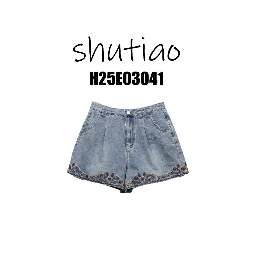 【SHUTIAO】2025冬季：新款小众设计款短裤H25E03041