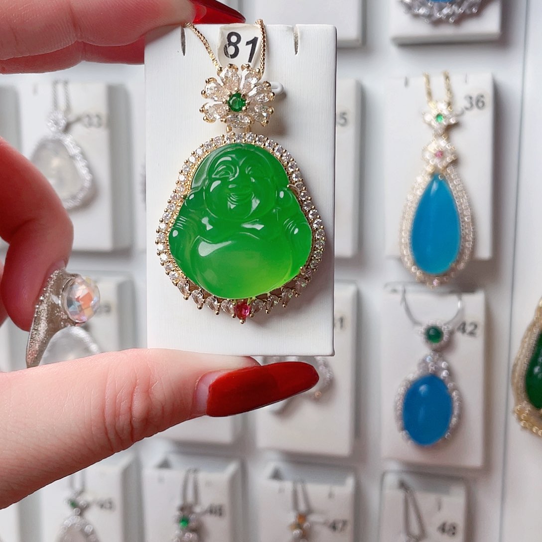 玛瑙/玉髓吊坠(赠链)未镶嵌