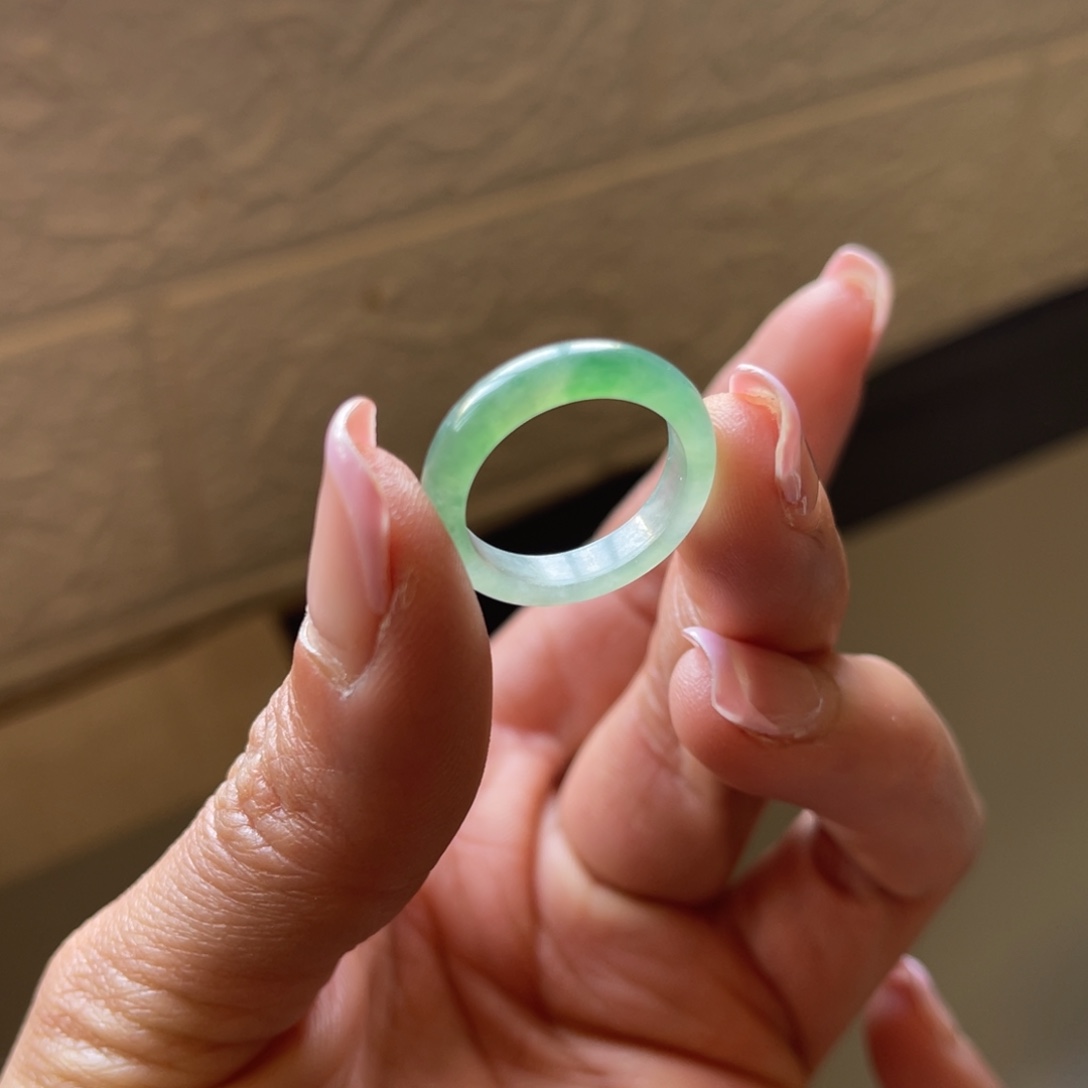 翡翠戒指未镶嵌11号三天鉴赏期