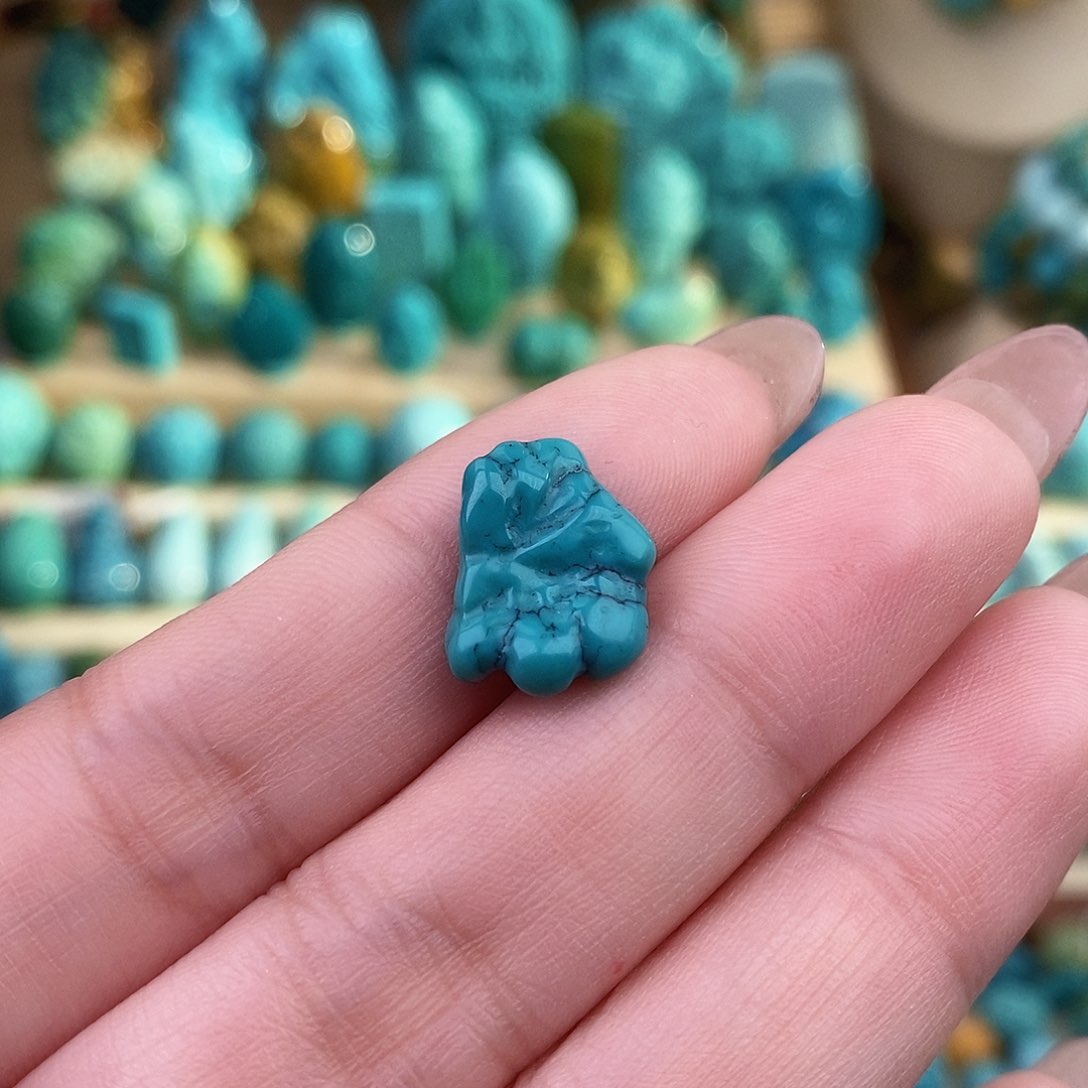 绿松石珠宝奇石未镶嵌