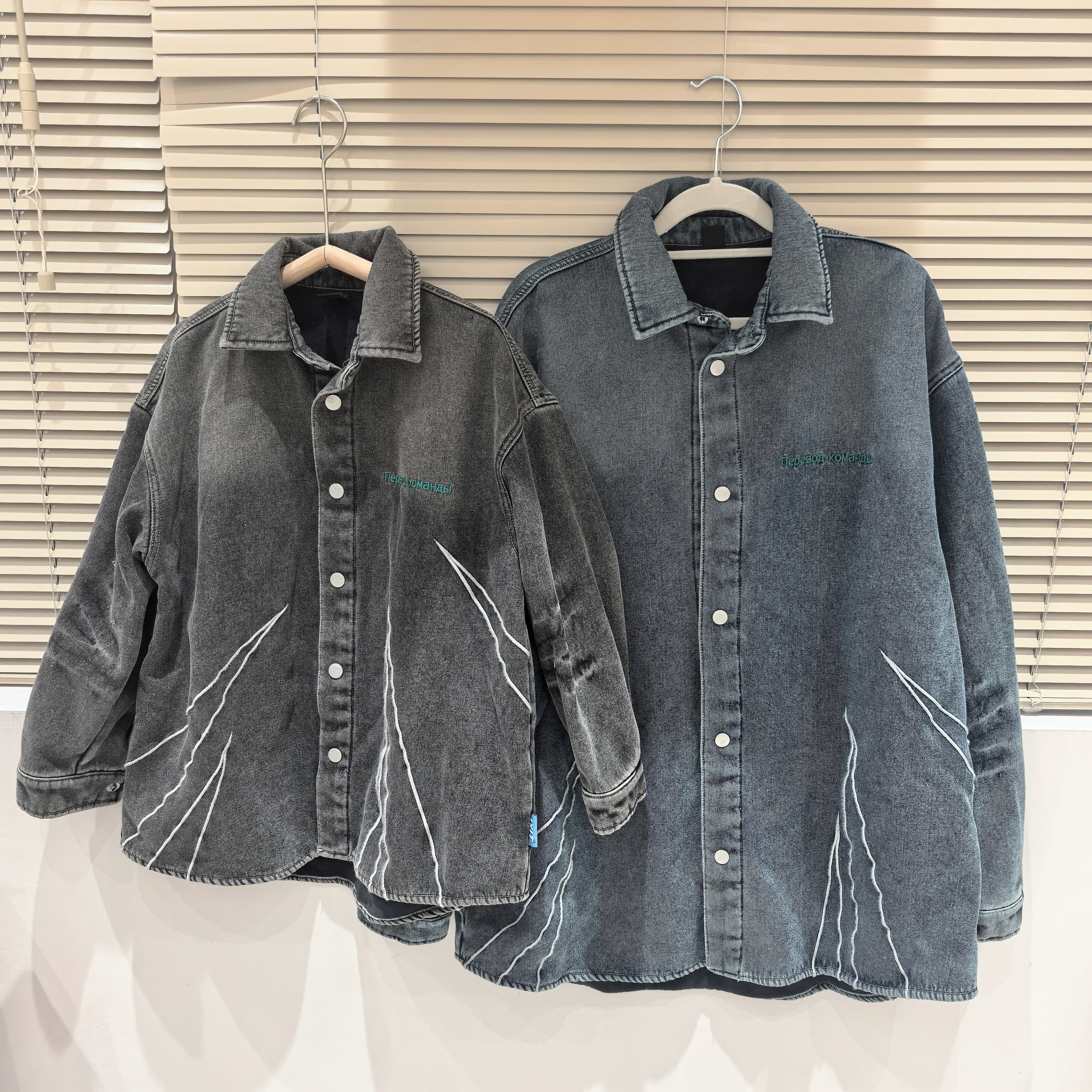 M105 男童中大童青少年冬季加绒加厚牛仔外套潮酷百搭复古韩版