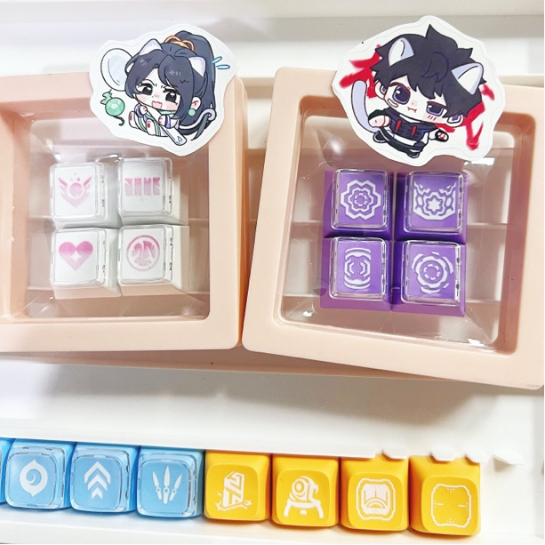 无畏契约手作DIY原厂R4定制技能盖帽款贤者暮碟芮娜捷风