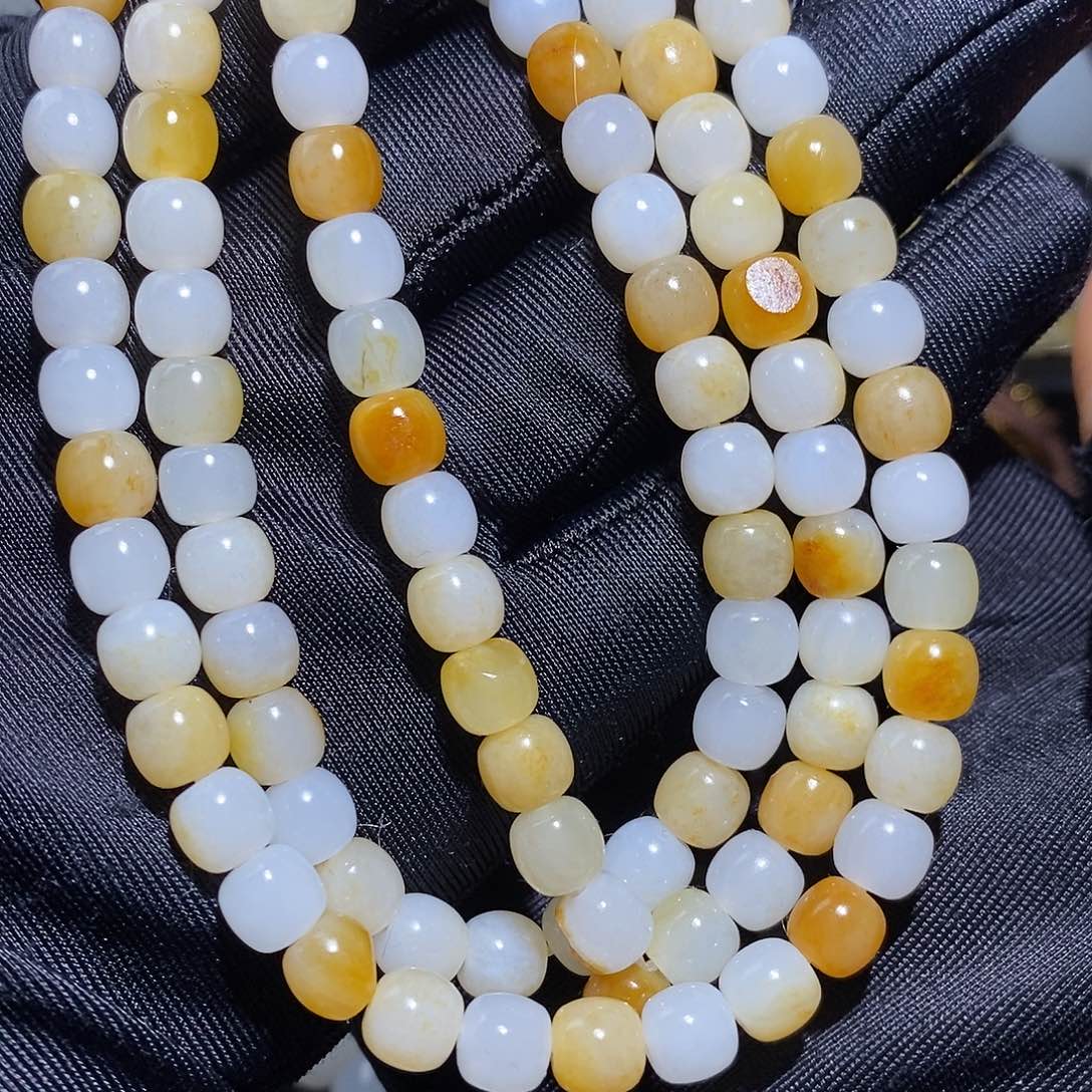 和田玉套链未镶嵌