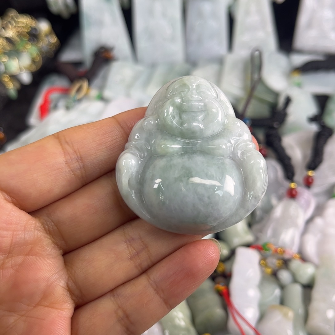 翡翠未镶嵌吊坠(不含链)瑕疵