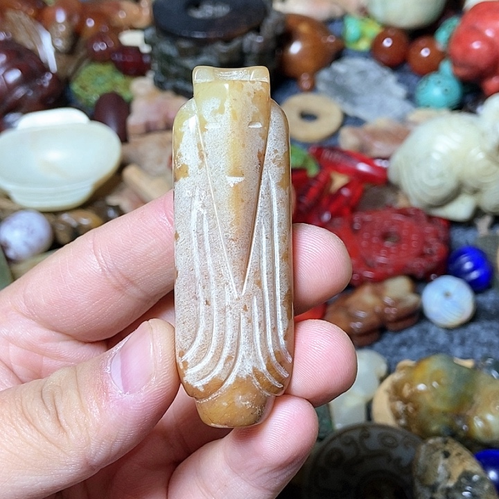 和田玉未镶嵌颈饰126