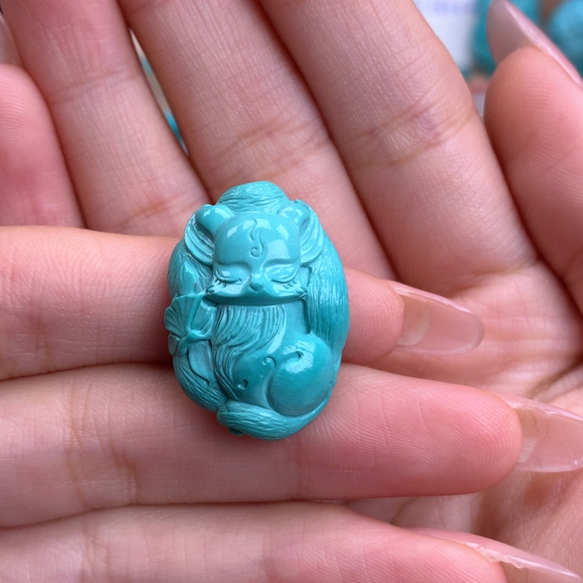 【闪购商品】绿松石雕刻未镶嵌