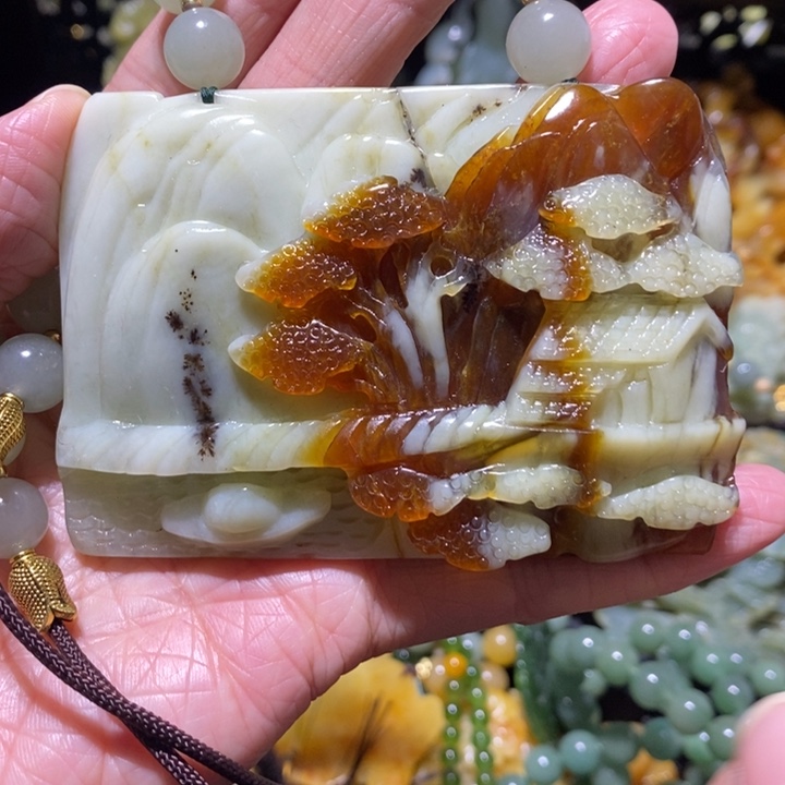 岫玉岫玉吊坠未镶嵌