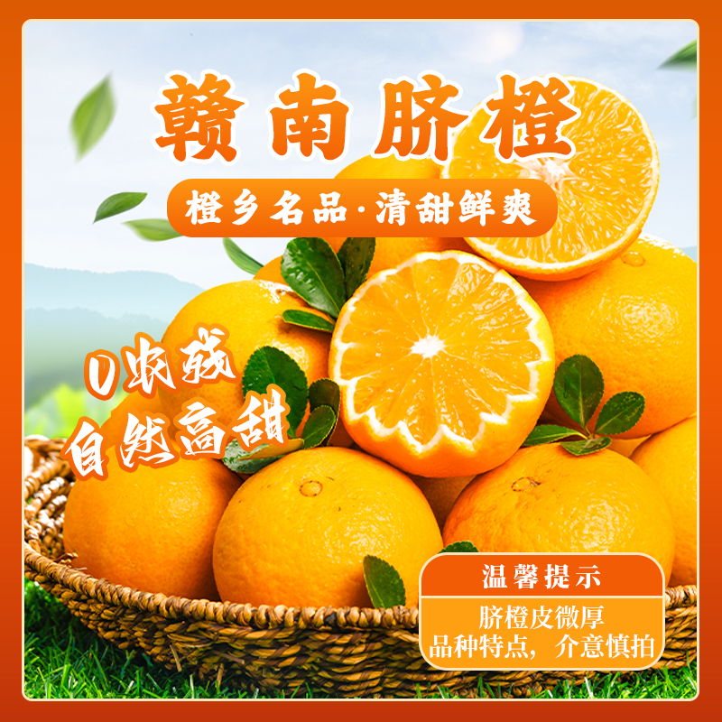 江西正宗赣南脐橙原生态当季新鲜孕妇水果整箱现摘直发