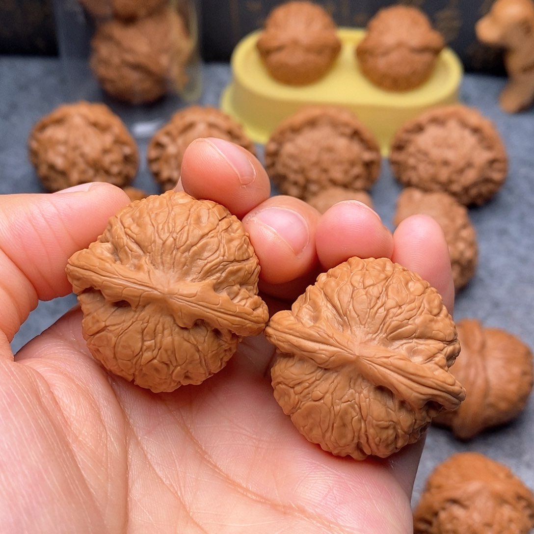 文玩核桃把件乾隆磨36尺