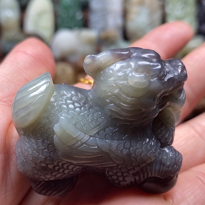 和田玉把件未镶嵌