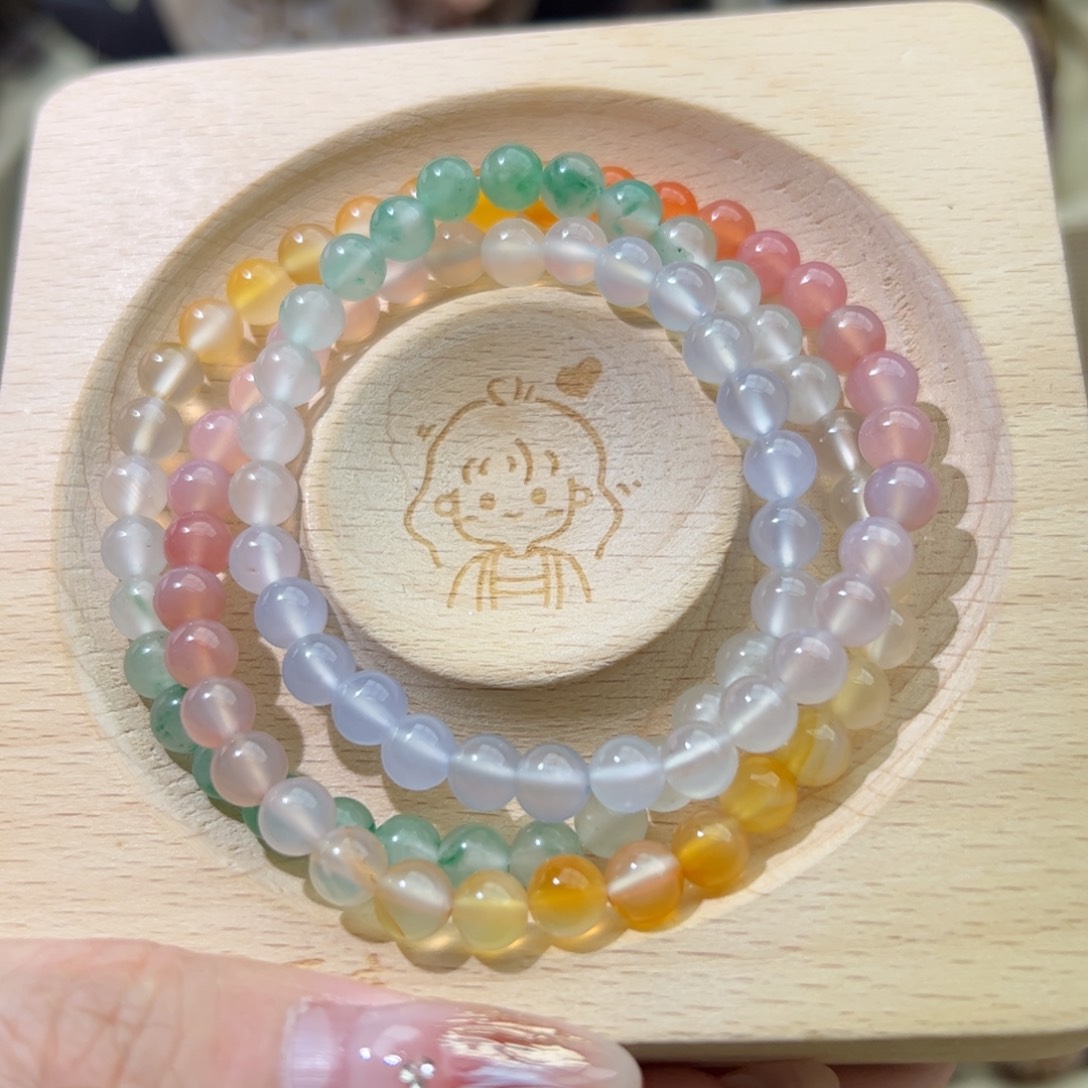 玛瑙/玉髓手链未镶嵌