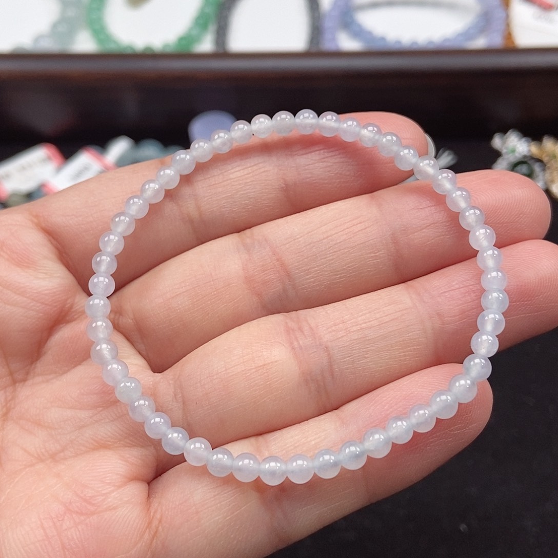 翡翠未镶嵌手串卡3.6