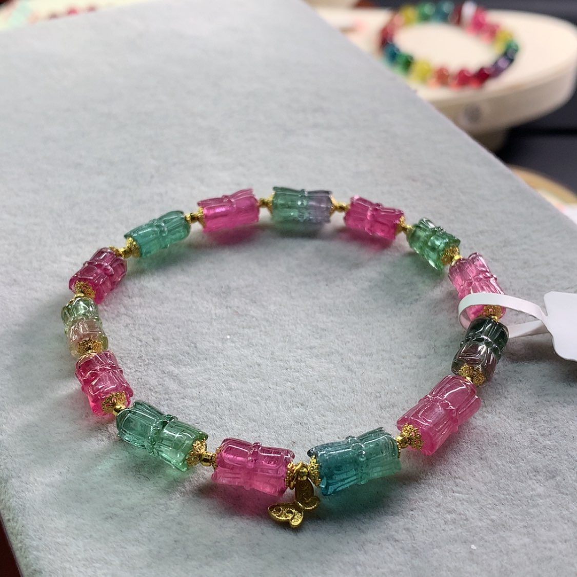 【闪购商品】碧玺手链未镶嵌碧玺设计款单圈