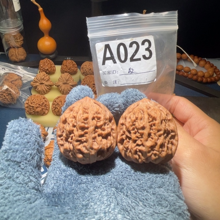 文玩核桃把件凤凰台42