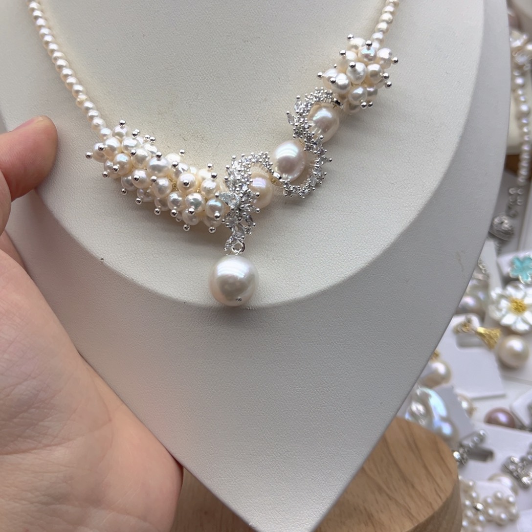 淡水珍珠未镶嵌颈饰