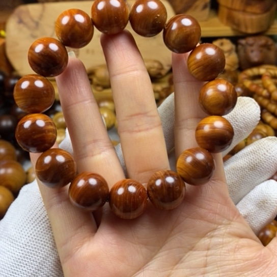 柏木（崖柏）手串/手链寒**冰1.5果冻