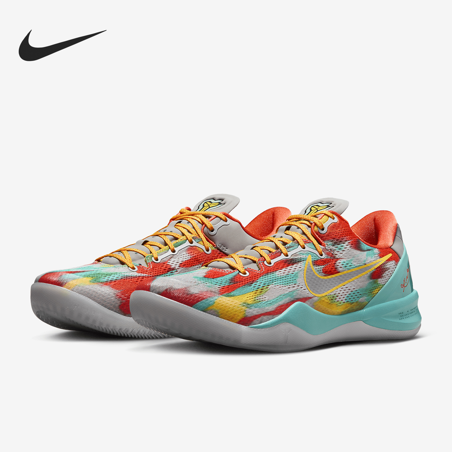 Nike/耐克正品Kobe8男女轻盈回弹稳定支撑篮球鞋FQ3548-001