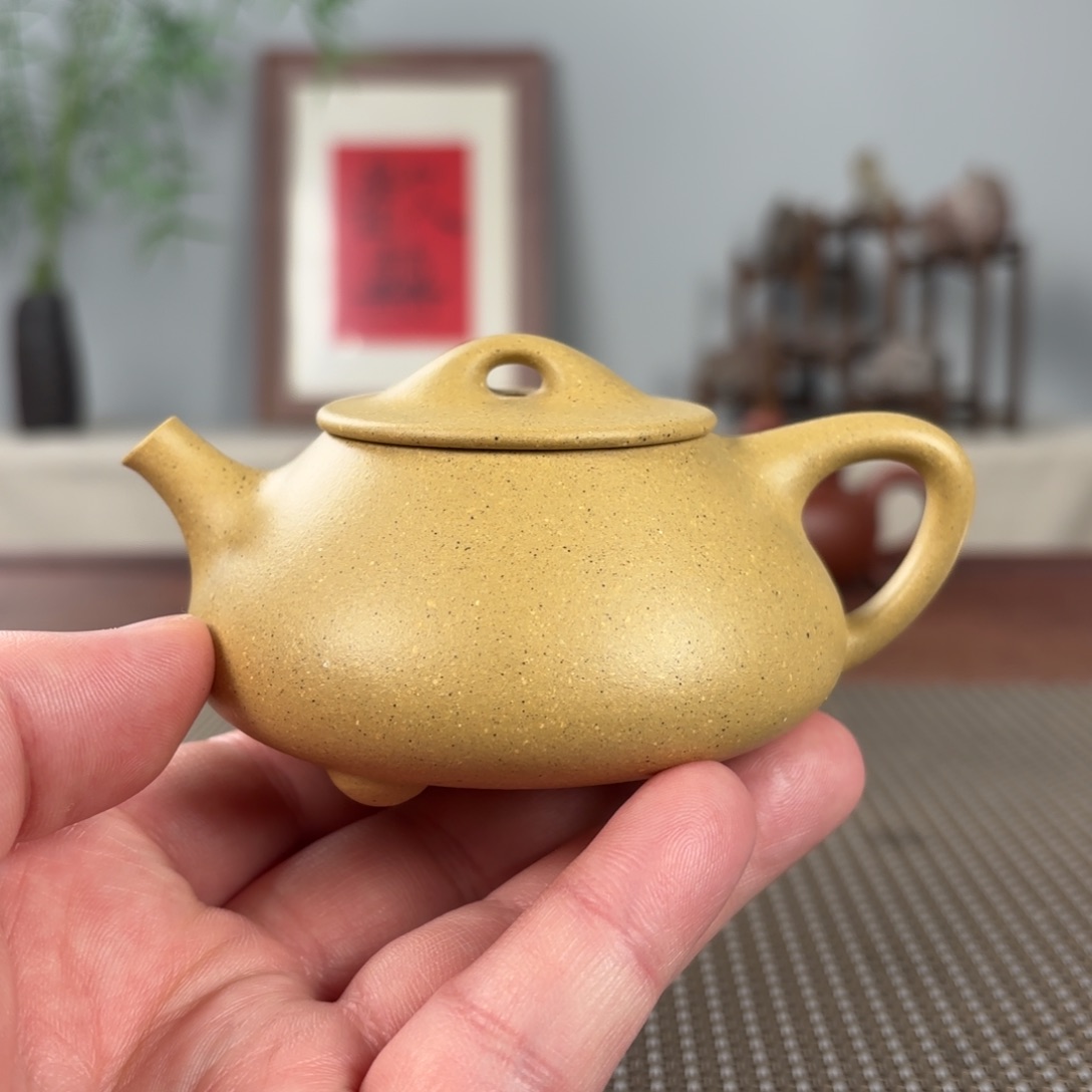 紫砂茶壶黄龙山原矿紫砂壶150