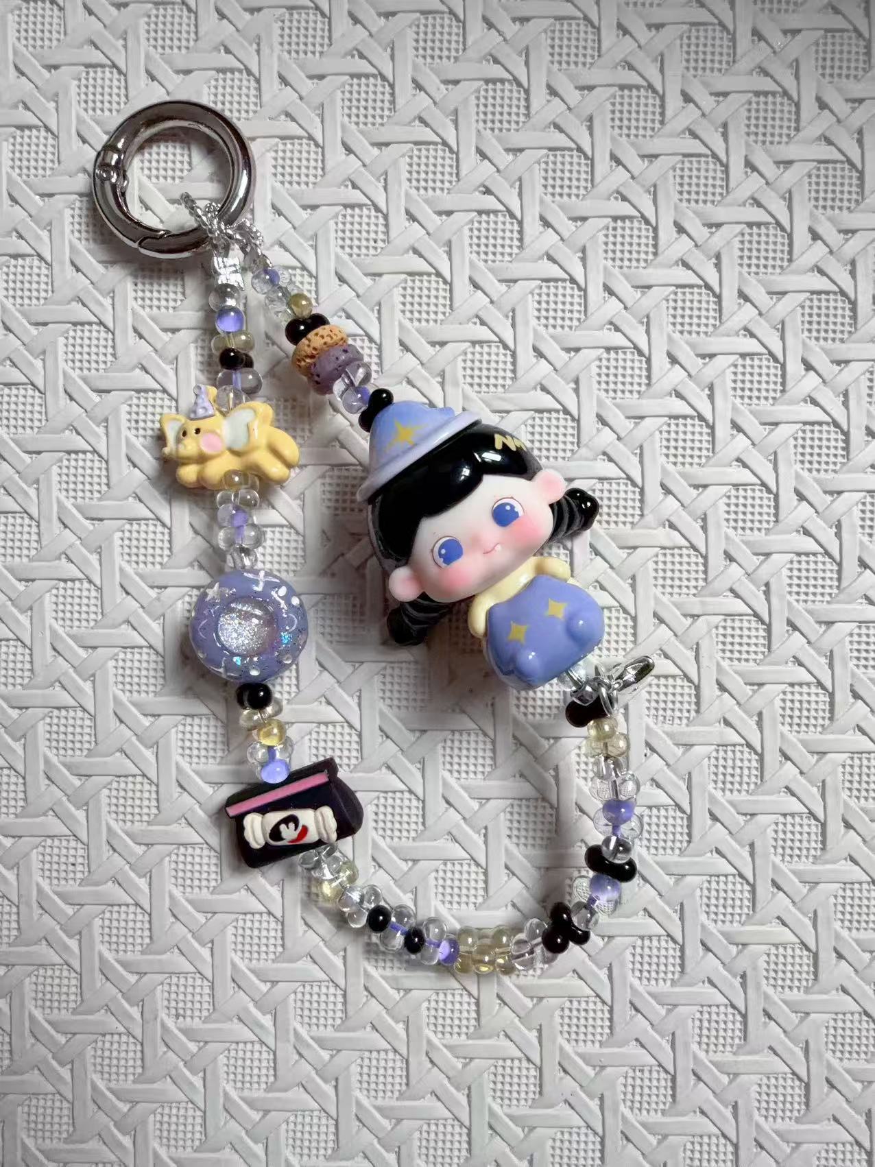 B097LALA【云沫幻紫】手机链