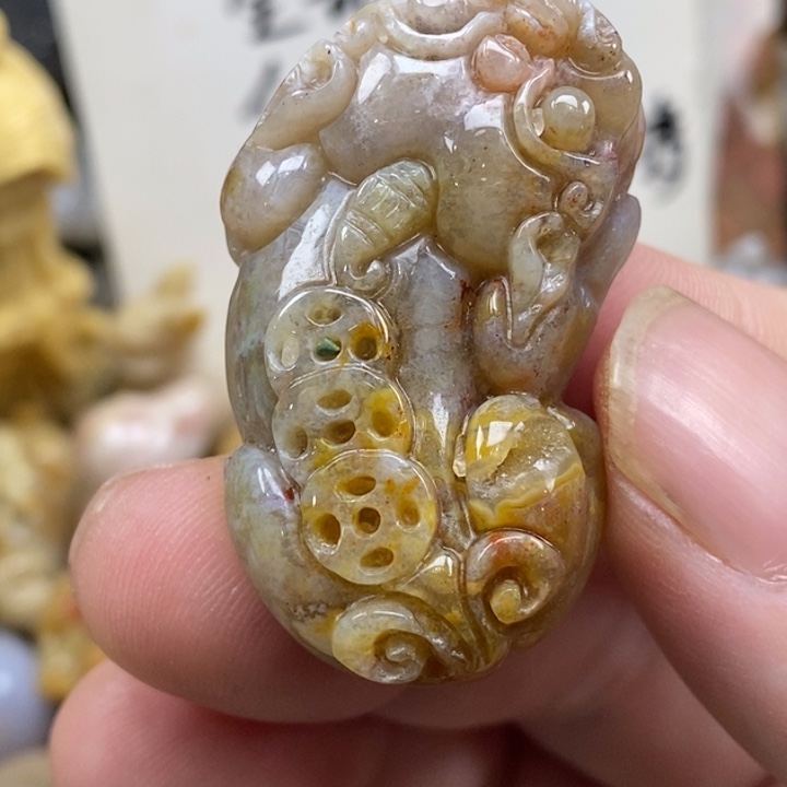 硅化珊瑚（珊瑚玉）未镶嵌颈饰