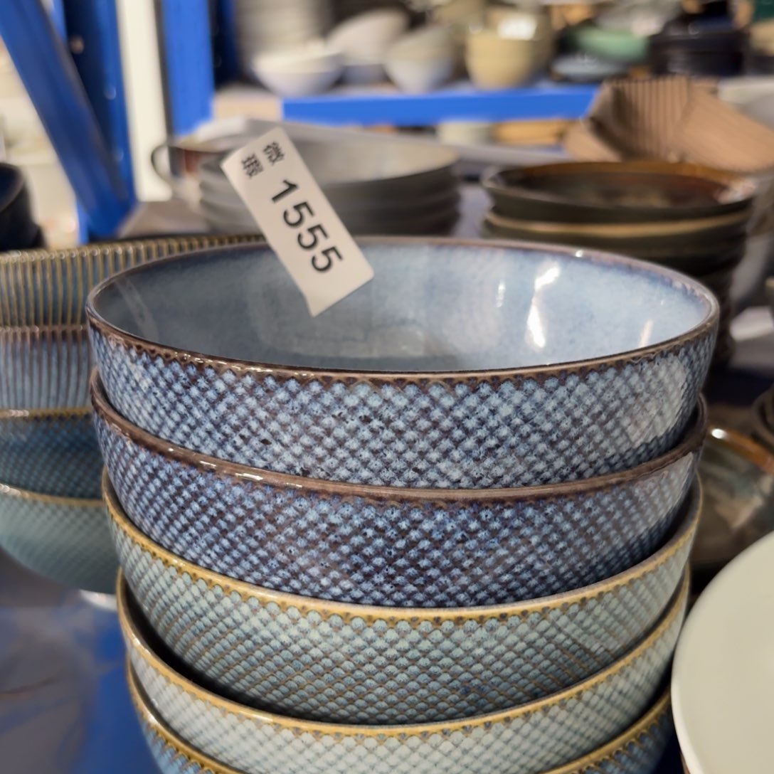 陶瓷1555 微瑕陶瓷餐具1个