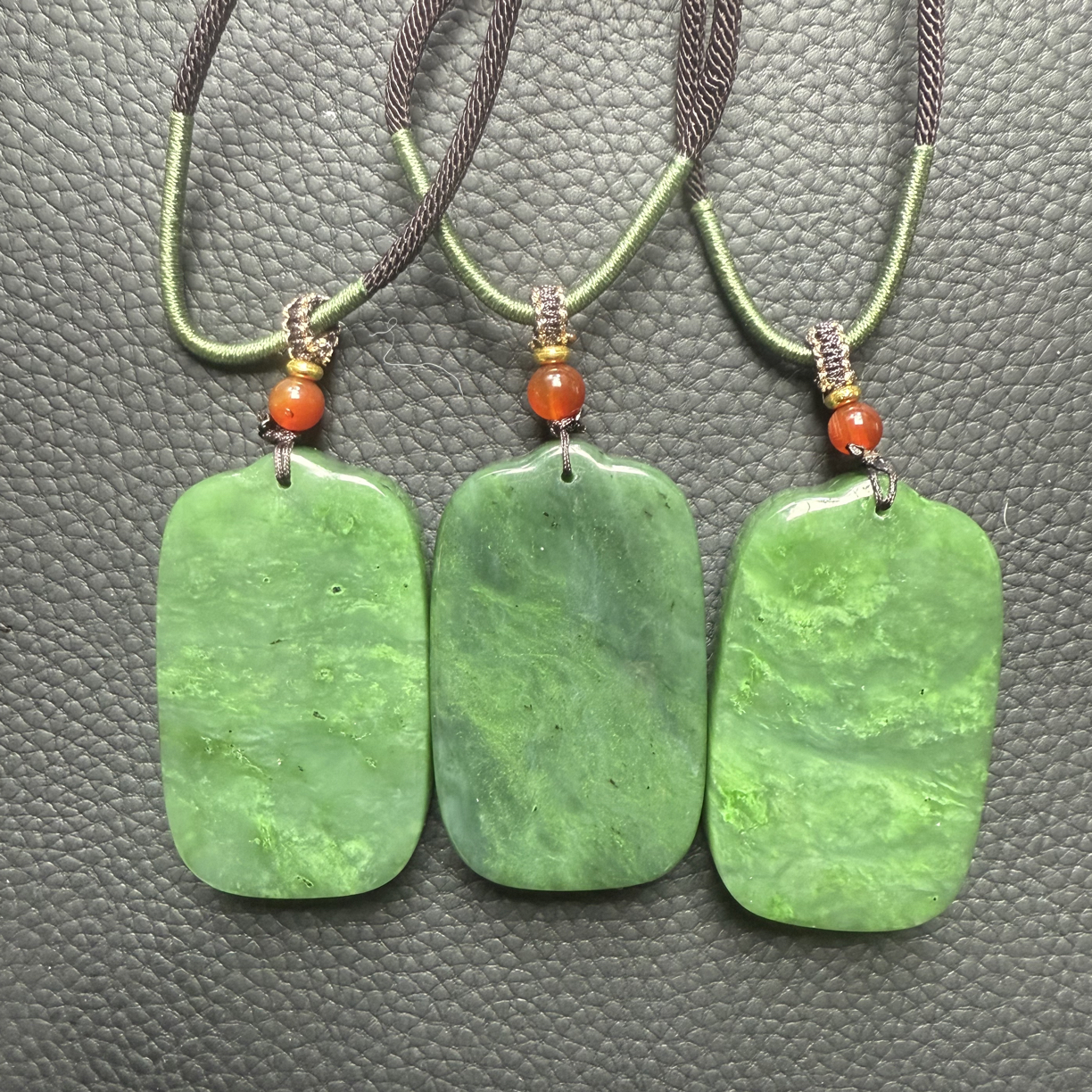 和田玉碧玉无事牌 多样性 拍一发一