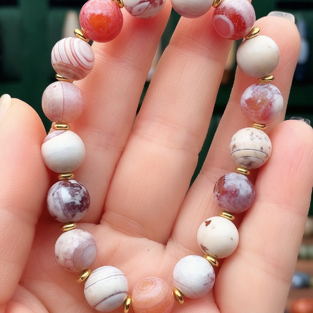 玛瑙/玉髓合金珠宝半成品