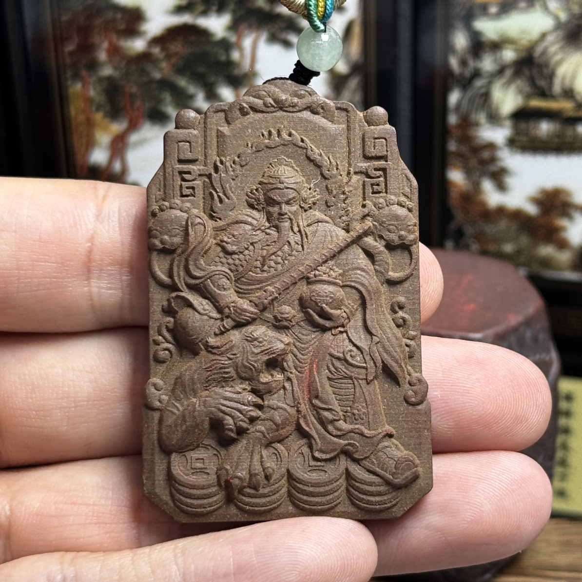 D家老师傅赵公明合香牌