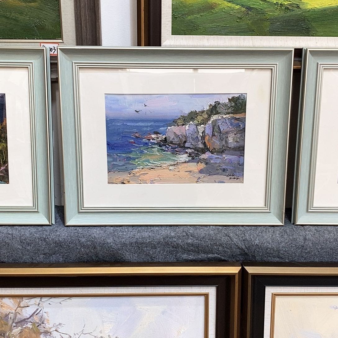 油画带外框外径尺寸47x 37 c m