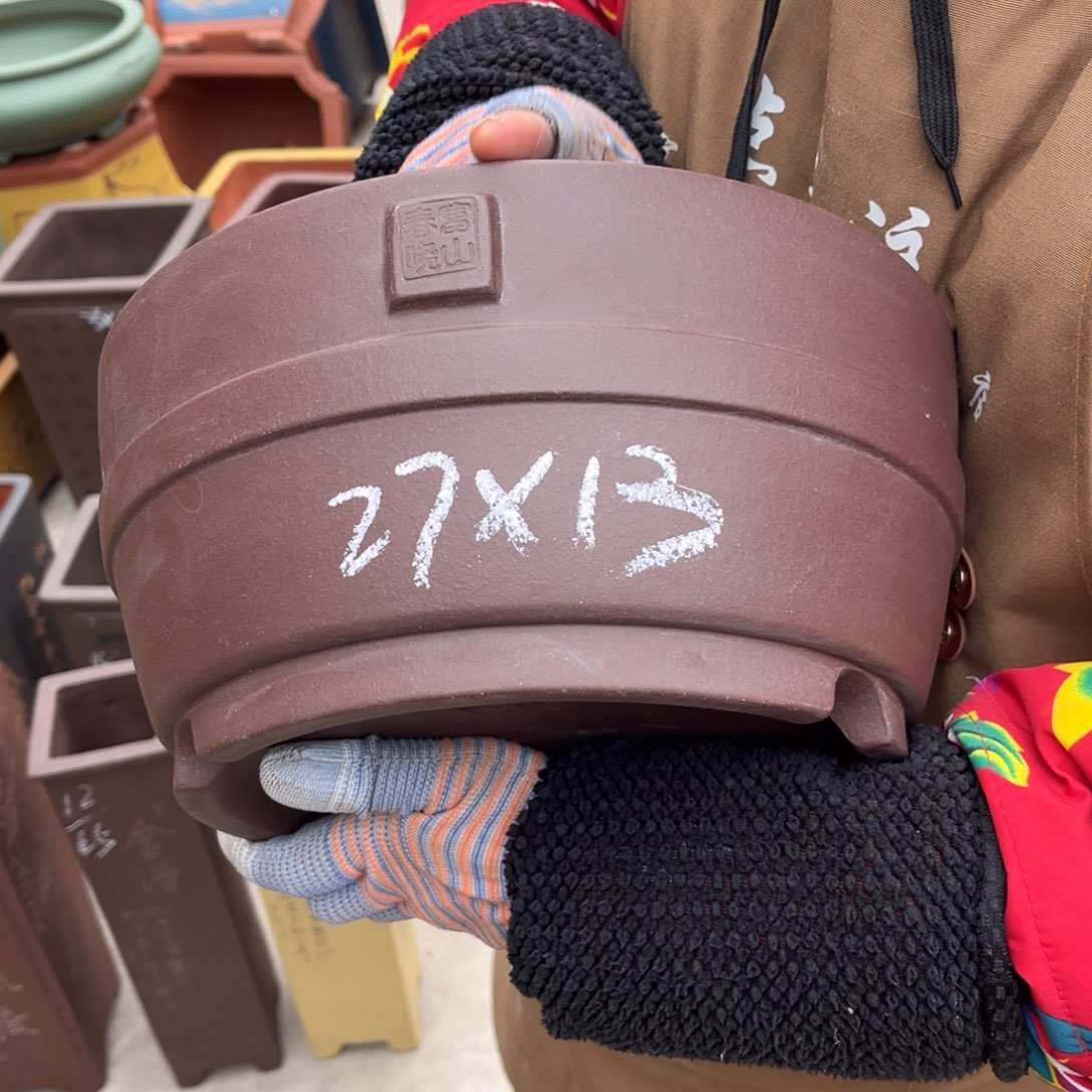 紫砂花盆盆景艺术