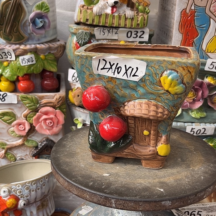 粗陶材质多肉花盆