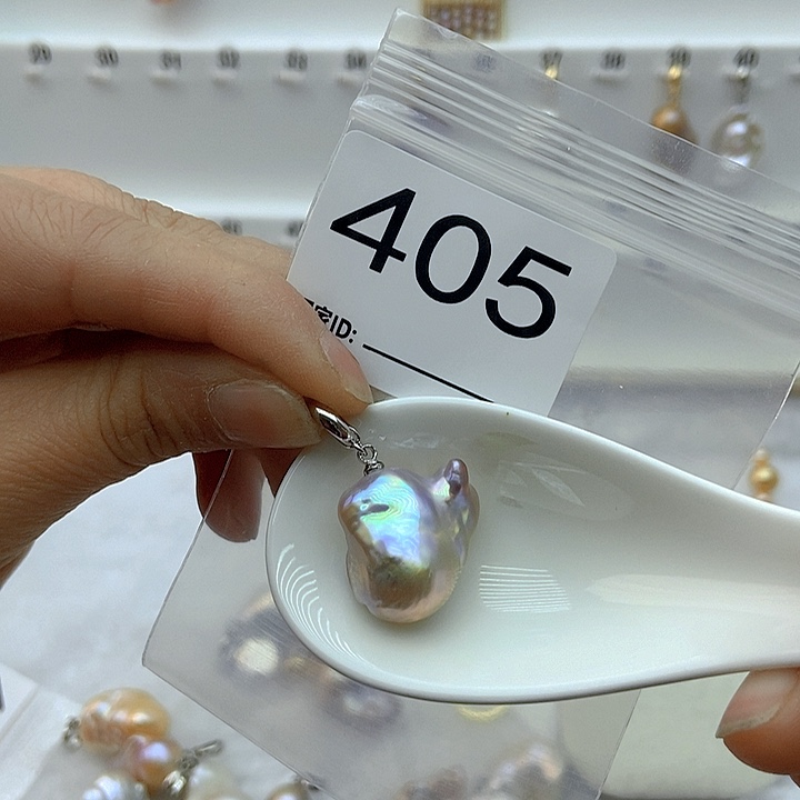 淡水珍珠颈饰银S925镶嵌