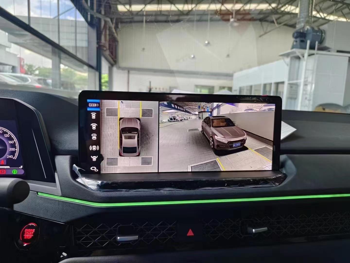 车载360全景解码一体机原车屏升级360全景倒车影像记录仪