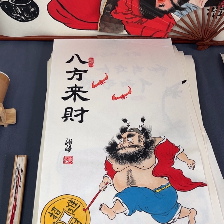 国画禅意画纯手绘作品