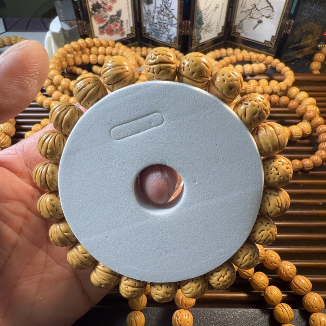 7***.野生黄桃手串尺寸12