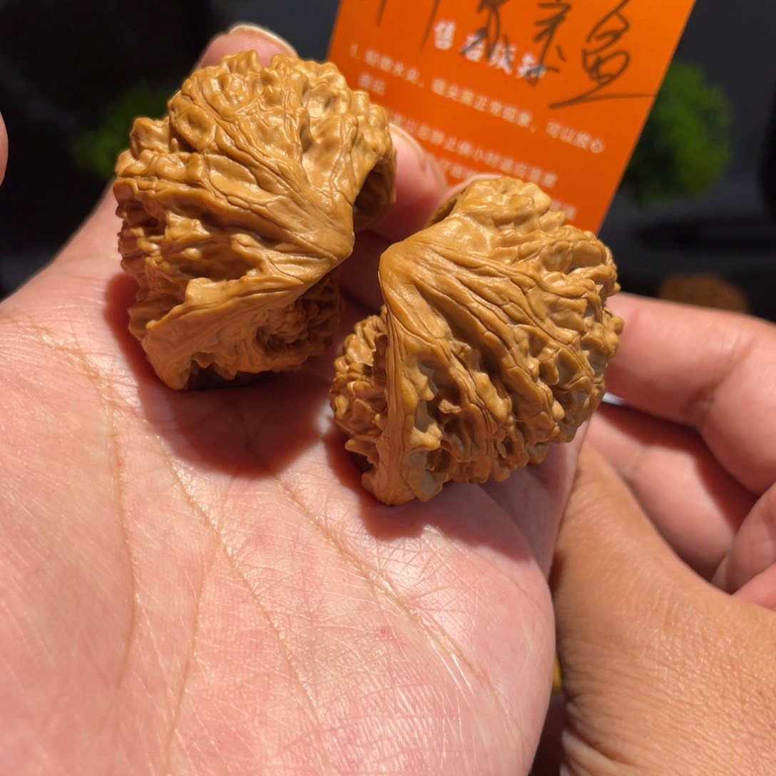 把件文玩核桃47聚宝盆蛇头